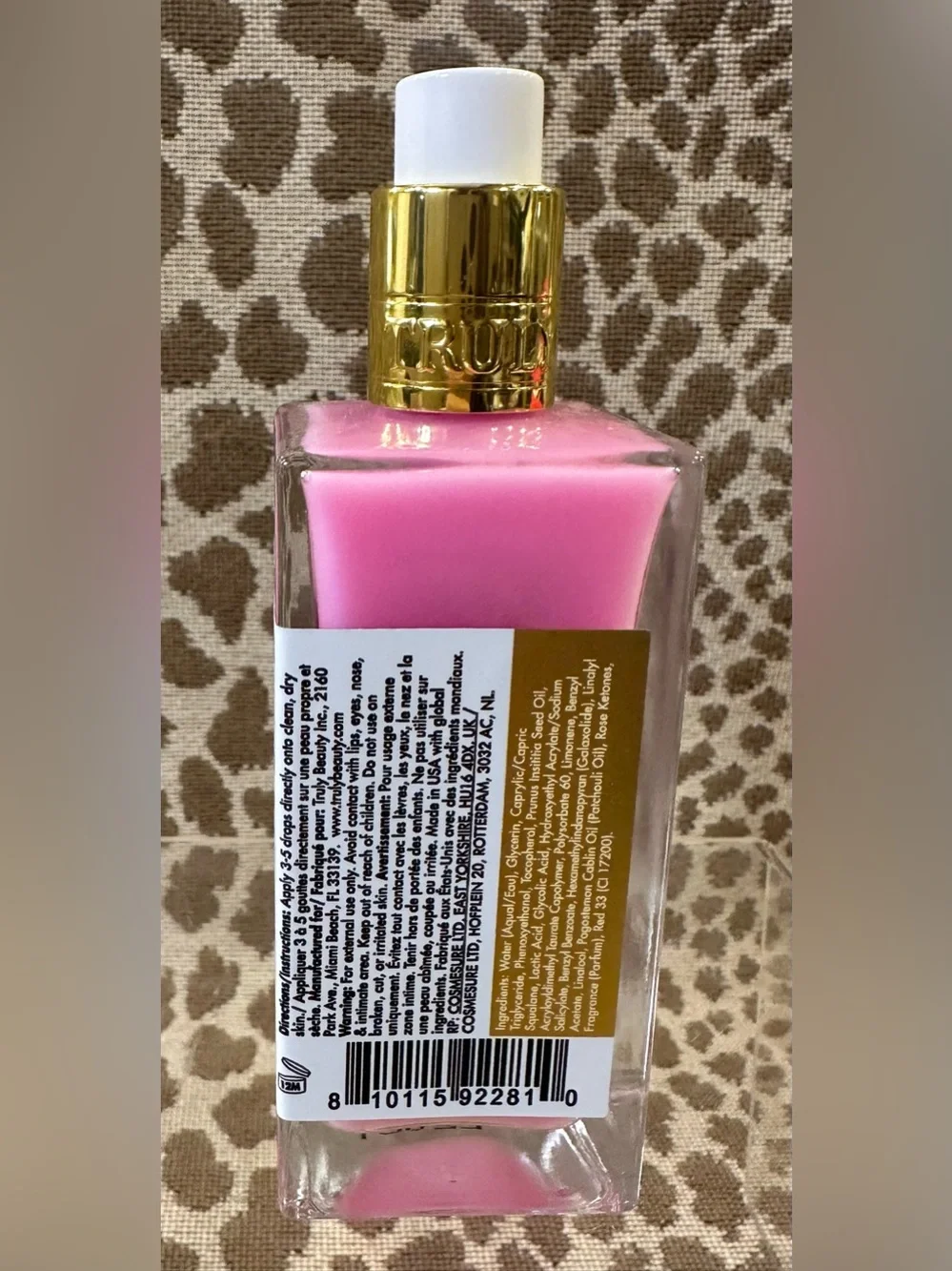 Truly Smooth Legend After Shave Serum~Full Size~3.1 fl oz/90 mL.~Glass Bottle